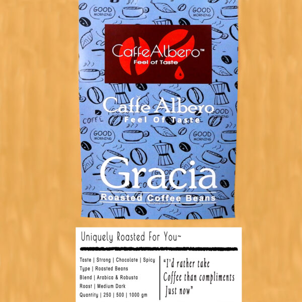 Caffe Albero gracia zoomed packet image front