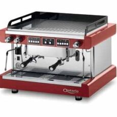 Astoria Pratic Avant 2 group semi-automatic professional coffee machine in red color